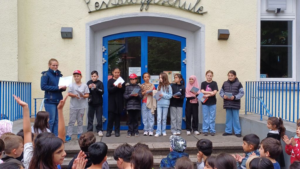 Siegerehrung der Känguru-Teilnehmer